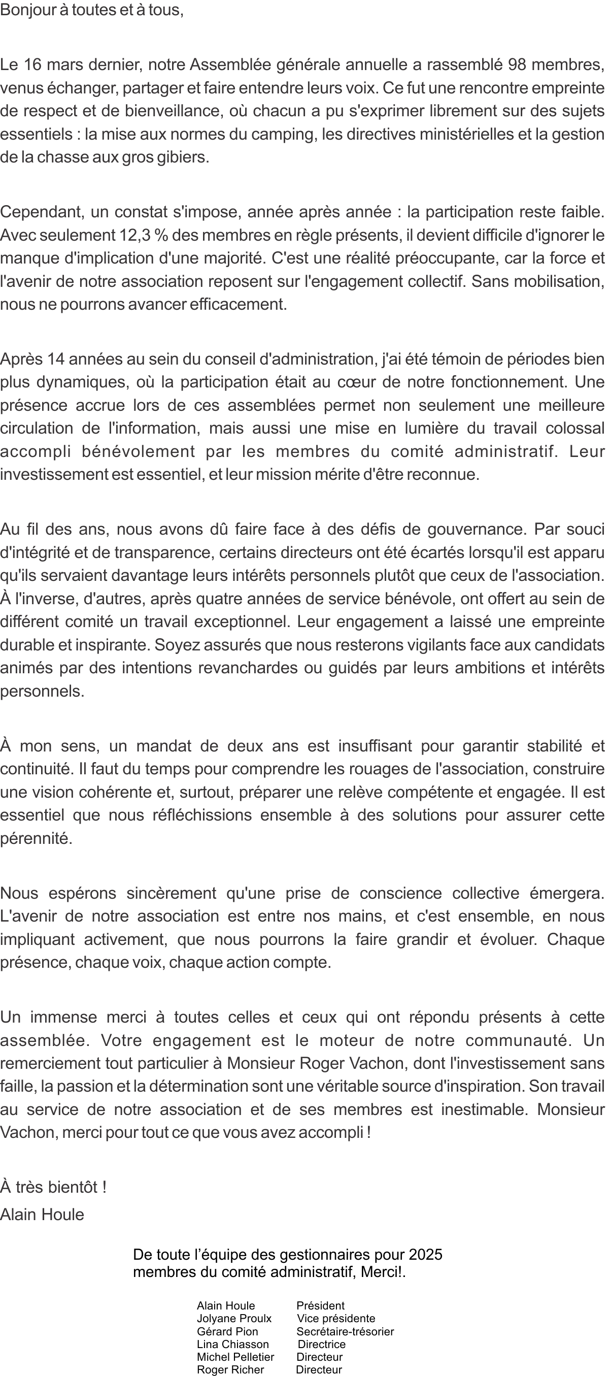 compte rendu aga texte