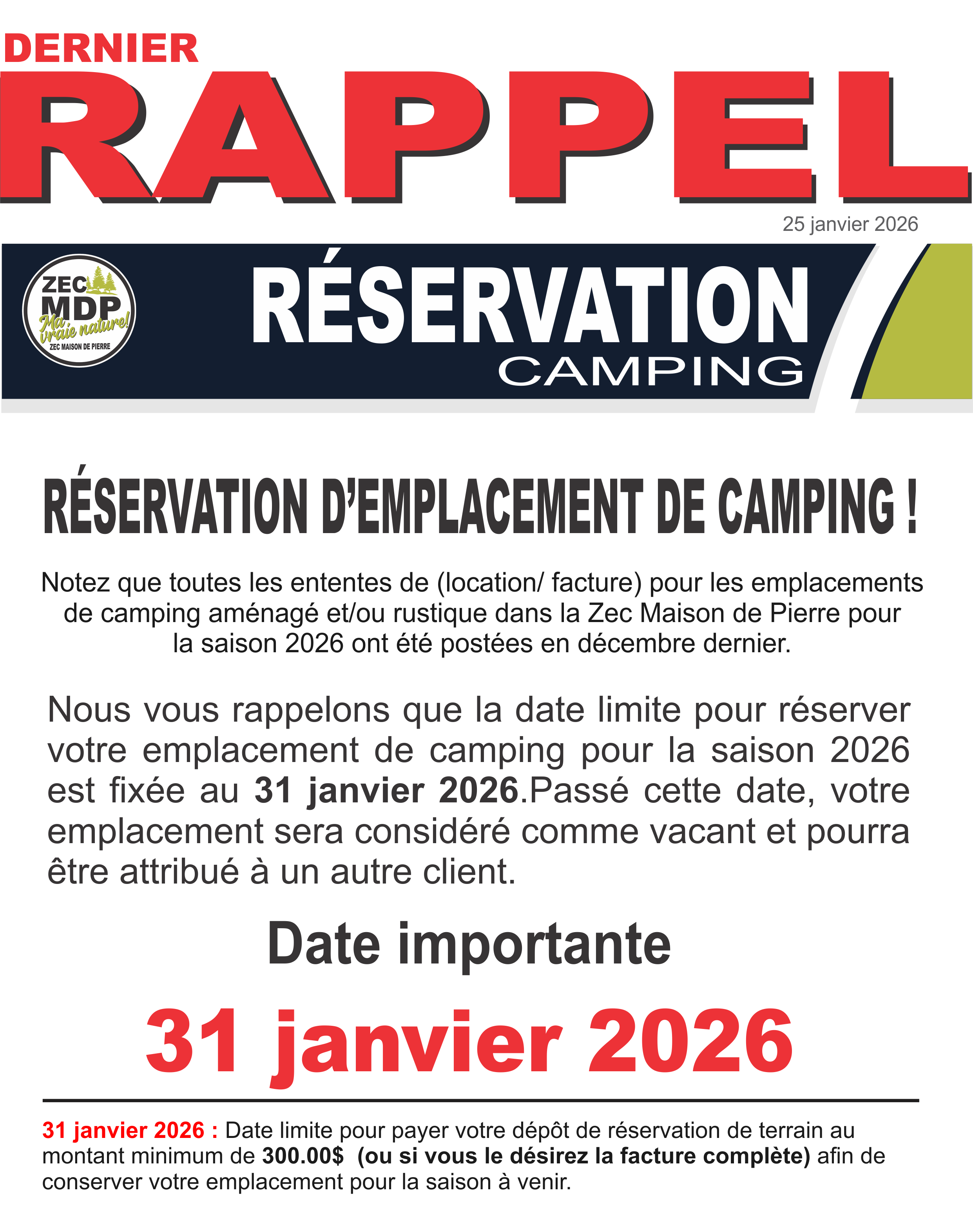 DERNIER rappel pour paiement 25 01 2026 02